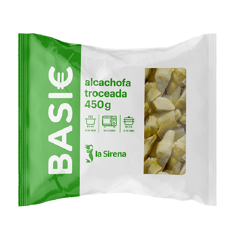 Alcachofa troceada Basic 450 g