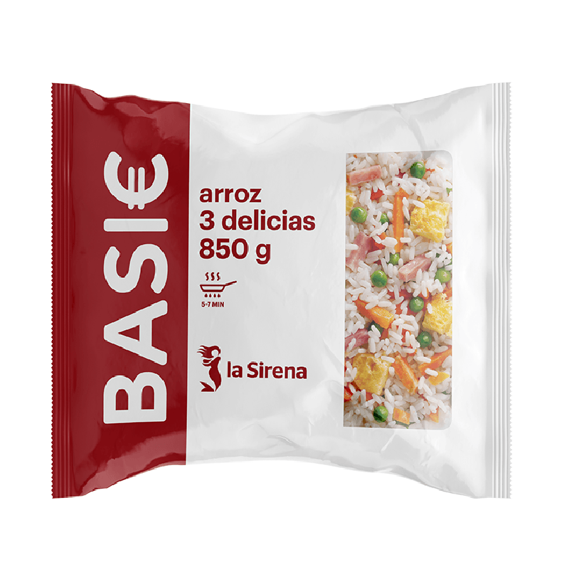 Arroz tres delicias Basic 850 g