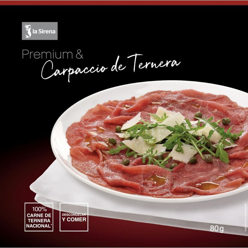 Carpaccio de ternera Premium 80 g