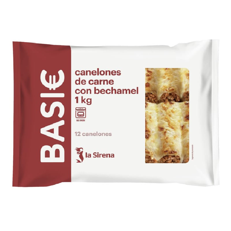 Canelones de carne con bechamel Basic 12 u