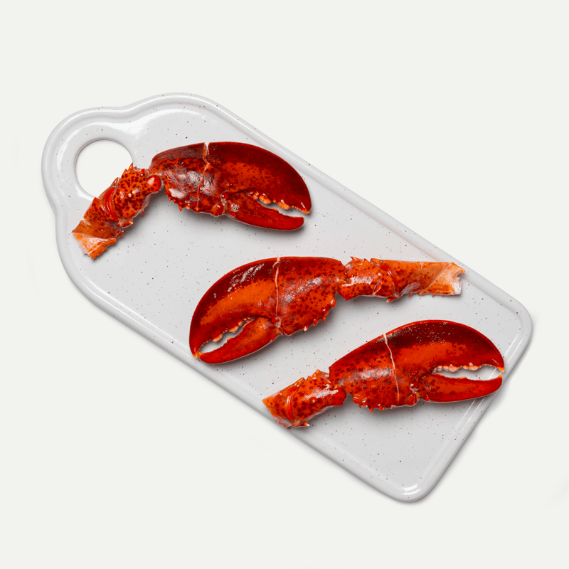 Bocas de bogavante cocidas precortadas 10% glaseo protector