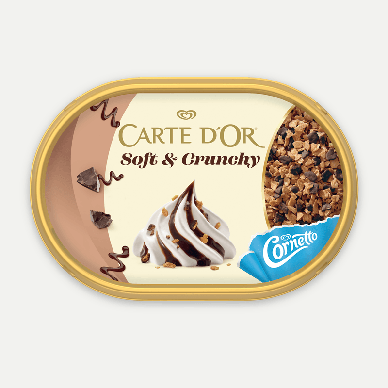 Tarrina Carte d'Or Soft & Crunchy 750 ml