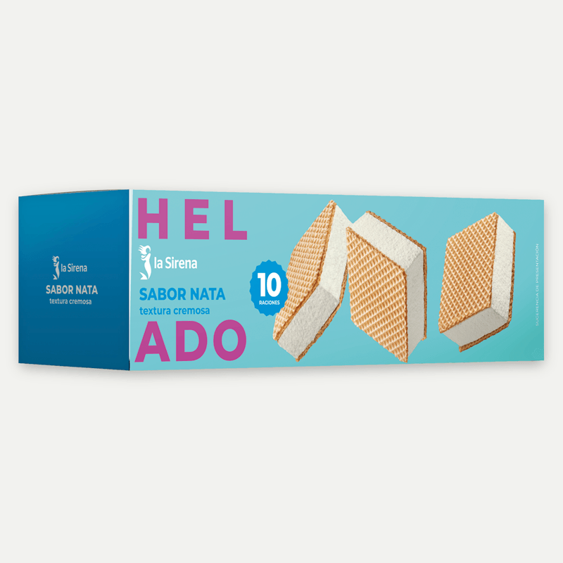 Bloque helado nata 1 l