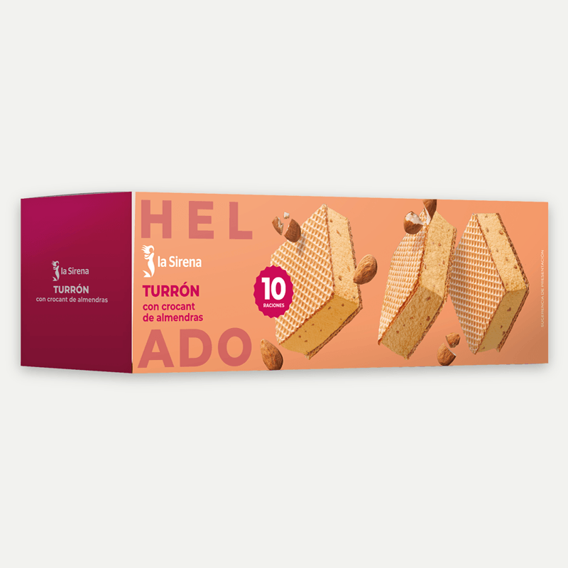 Bloque helado turrón 1 l