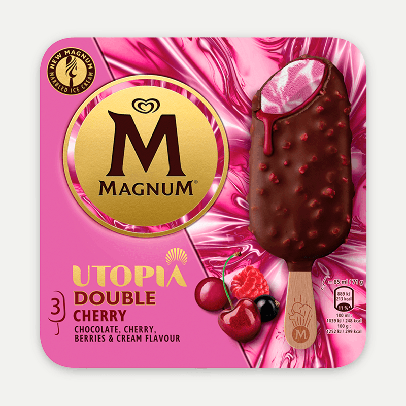 Bombón Magnum Double Cherry 3 x 85 ml