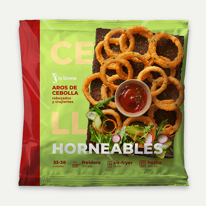 Aros de cebolla rebozados 500 g